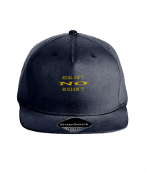 Real Sh*t No Bullsh*t (yellow embroidery) - snap back cap