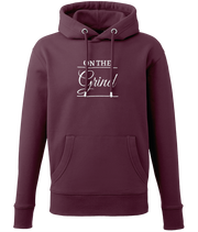 On The Grind - (front design/white text) - unisex hoodie