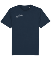 Dyd Clothing - (front design/tilted/white text) - unisex tshirt