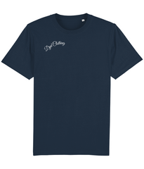 Dyd Clothing - (front design/tilted/white text) - unisex tshirt