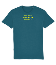 Real Sh*t No Bullsh*t - (front design/yellow text) - unisex tshirt