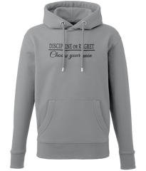 Discipline or Regret - (grey mal) unisex hoodie
