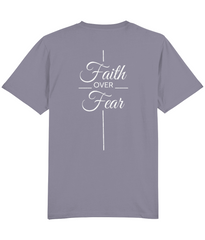 Faith Over Fear - (front/back design) - unisex tshirt