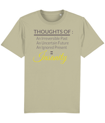 Thoughts of Insanity - (front design) - unisex tshirt