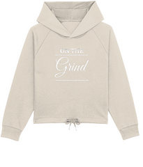 On The Grind - (front design) - women's cropped hoodie