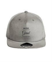 On The Grind - (black embroidery) - snap back cap