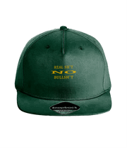 Real Sh*t No Bullsh*t (yellow embroidery) - snap back cap