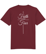 Faith Over Fear - (front/back design) - unisex tshirt