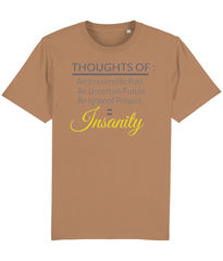 Thoughts of Insanity - (front design) - unisex tshirt