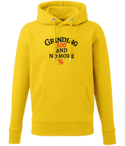 Grinding 100 and No More Percent - (front design) - unisex hoodie