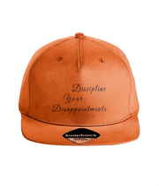 Discipline Your Disappointments - (slanted/black embroidery)  - snap back cap