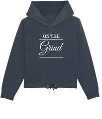 On The Grind - (front design) - women's cropped hoodie