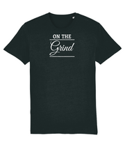 On The Grind - (front design/white text) – unisex tshirt