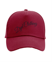 Dyd Clothing - (black embroidery) - curved peak cap