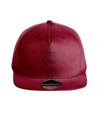On The Grind - (black embroidery) - snap back cap