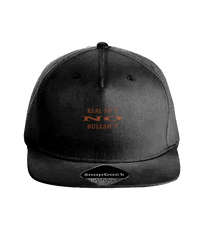 Real Sh*t No Bullsh*t - (maroon embroidery) - snap back cap
