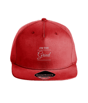 On The Grind - (white embroidery) - snap back cap