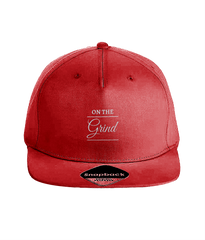 On The Grind - (white embroidery) - snap back cap