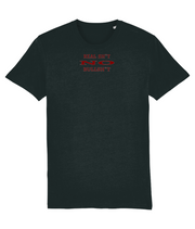 Real Sh*t No Bullsh*t - (front design/maroon text) - unisex tshirt