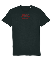 Real Sh*t No Bullsh*t - (front design/maroon text) - unisex tshirt