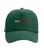 No Limits - (white/red embroidery) - tri-glide buckle, curved peak cap