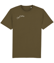 Dyd Clothing - (front design/tilted/white text) - unisex tshirt