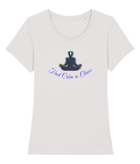 Find Calm in Chaos - (front design) - women’s fitted tshirt