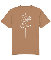 Faith Over Fear - (front/back design) - unisex tshirt
