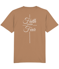 Faith Over Fear - (front/back design) - unisex tshirt