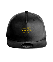 Real Sh*t No Bullsh*t (yellow embroidery) - snap back cap