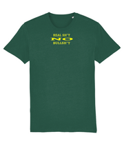 Real Sh*t No Bullsh*t - (front design/yellow text) - unisex tshirt