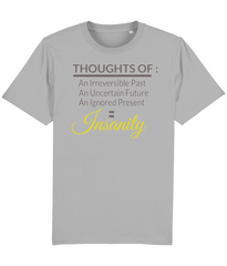 Thoughts of Insanity - (front design) - unisex tshirt