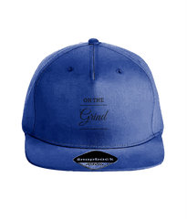 On The Grind - (black embroidery) - snap back cap