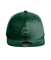 On The Grind - (white embroidery) - snap back cap