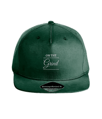 On The Grind - (white embroidery) - snap back cap