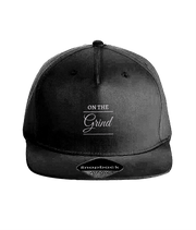 On The Grind - (white embroidery) - snap back cap